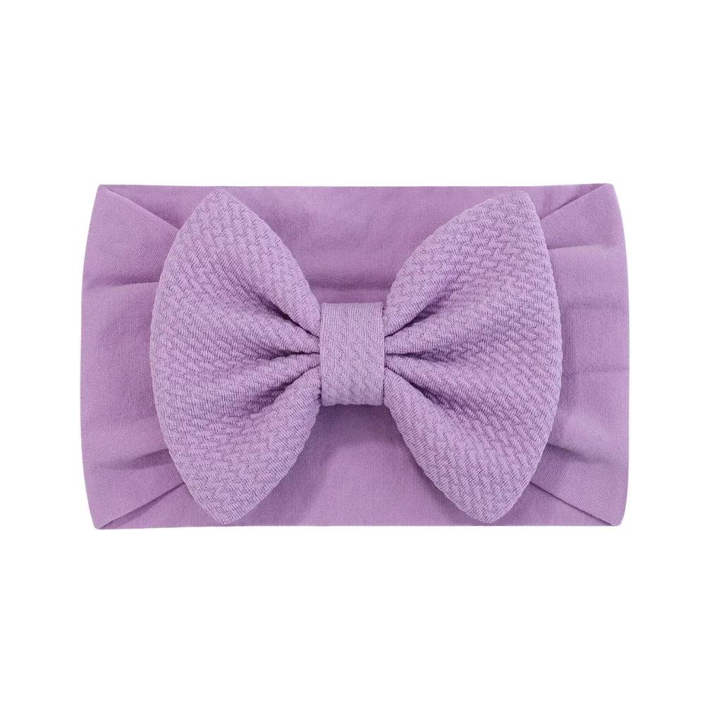 1Pc Headband Nylon Infants Toddlers Elastic Hair Band for Newborn Girl Princess Bowknot Cute Baby Hair Accessories