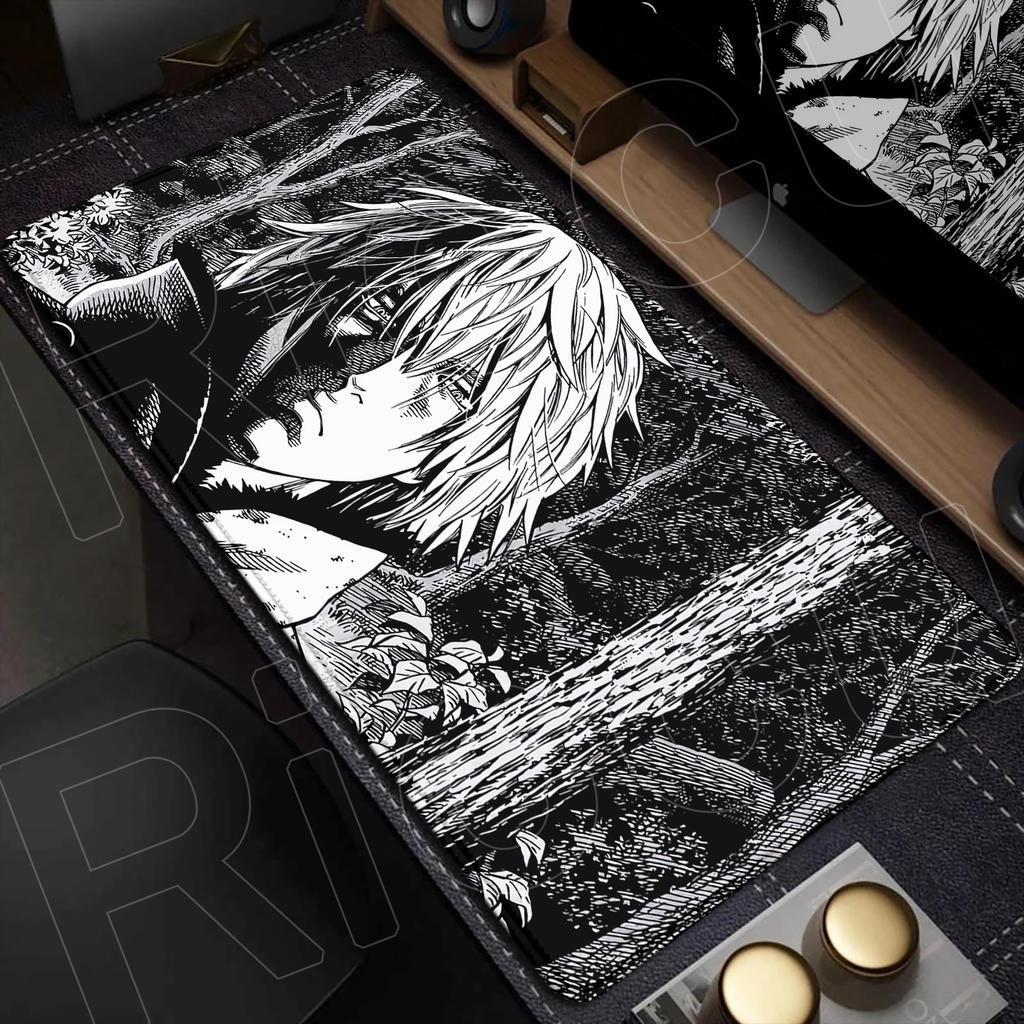 XXL Stor Musmatta Vinland Saga 40x90cm Musmatta E-sport Spel Tangentbordsskydd PC-tillbehör HD Datormatta Skrivbordsmatta