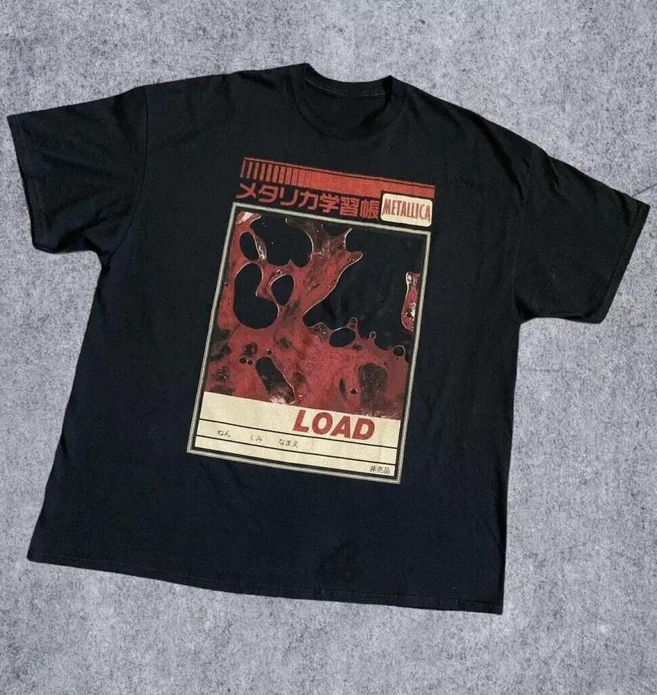 Metallica Load Era Japan-Inspired  Rock Band Tee S-4XL Unisex T-Shirt XXXL