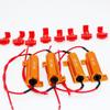 4Pcs 6PC 2PC 50W 6Ohm 6RJ for DC 12V Car Load Resistor Error Canceller LED Decoder Canbus Free Wiring Canceller Decoder Light