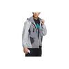 adidas Men's Multi-Pocket Zipper Hoodie Sports Jacket, Light Silver