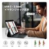 UGREEN [High Resolution Sound Quality] USB C Earphone Jack Conversion USB C-3.5mm Earphone Conversion Adapter Equipped with DAC Compatible with 24bit/