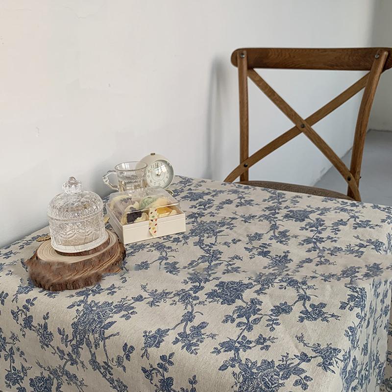 Picnic Blanket Three Dimensional Embossed Textile Printing Cotton Table Cloth for Picnic 100x70cm