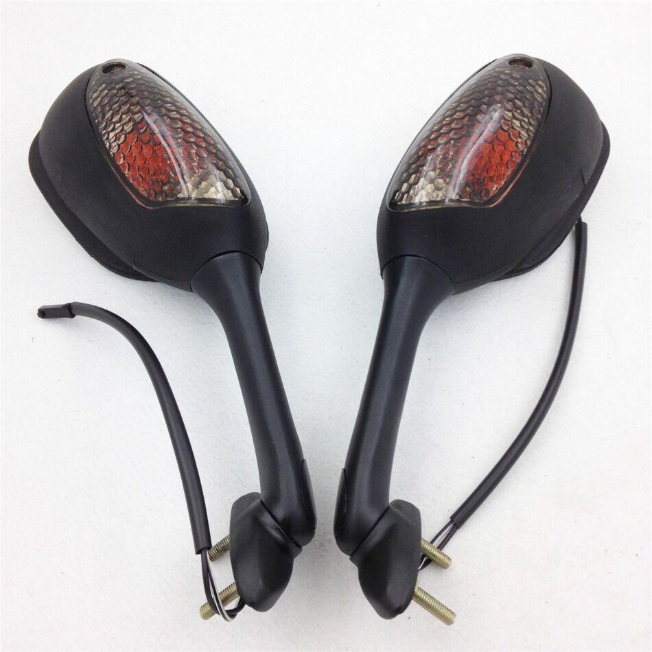 Kolip Motorcycle Rearview Side Mirrors for Suzuki GSXR 600 750 1000 with Turn Signal Light