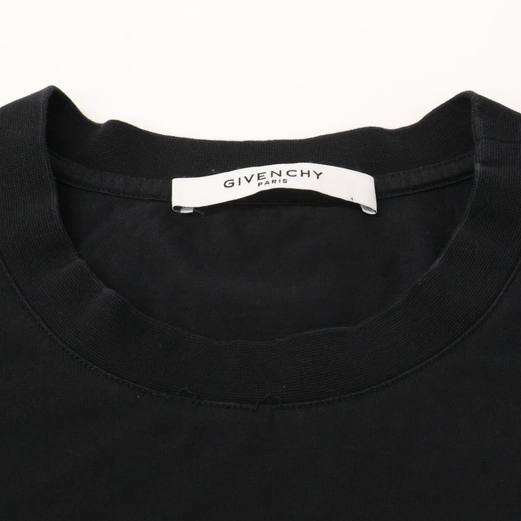 Givenchy [Domestic Regular] BM70GF3002 Print Design Short Sleeve T-Shirt/ Tops XL blackUsed