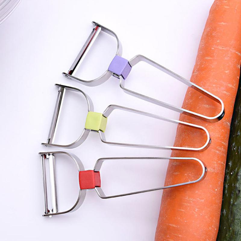 Stainless Steel Peeler for Kitchen Use Multifunctional Fruit Vegetable Peeling Tool with Non Slip Handle