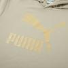 Puma Letter Logo Printed Hooded Casual Long Sleeve American Vintage Sweatshirt Unisex sweatshirt Gray Earth 625822-90