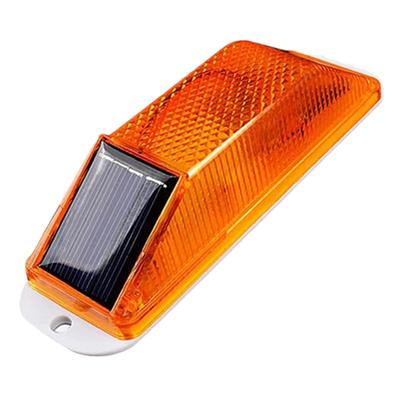 Solarna lampa ostrzegawcza, Światło LED, Stroboskop, Czujnik natężenia oświetlenia, Automatyczne miganie, Błysk, Ultra jasność, Wodoodporna,