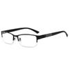 New Anti-blue Light Metal Reading Glasses Business Half Frame Classic Presbyopia Glasses Anti-fatigue Elderly Far Sight Glasses