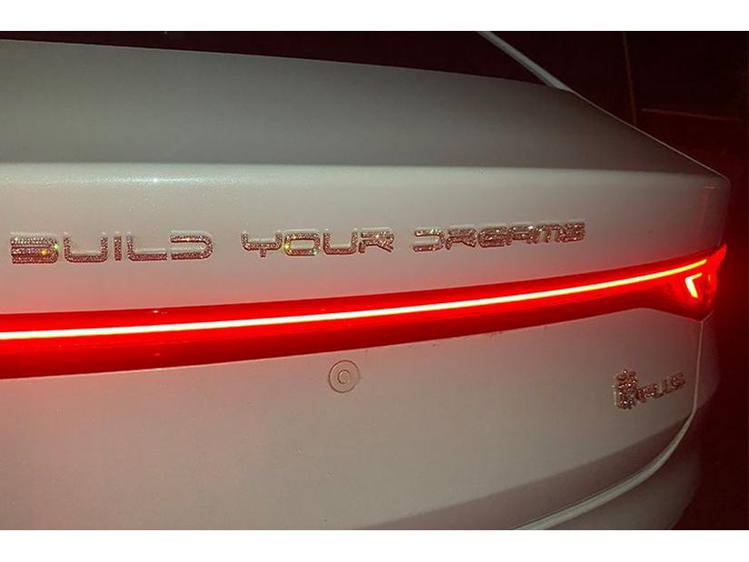 BYD Qin Yuan Dolphin Seal Destroyer Emblem Rhinestone Car Sticker