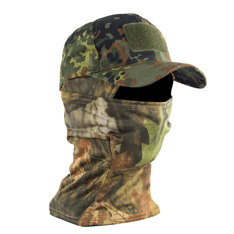 Russian Tactical Camouflage Mask Hat Baseball Cap Beanies Military Army Skullies Unisex Hip Hop Knitted Cap Elastic Outdoor Cap