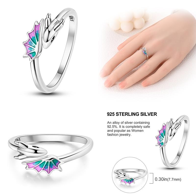 Moda Oryginalne Świecące Pierścionki Świetlikowe 100% Srebro S925 Wieczne Pierścionki Cyrkoniowe w Kształcie Serca Wykwintna Biżuteria Ślubna Zaręczynowa Prezenty