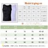 Zleufirty Compression Compression Shapewear with Training Tummy Tightening Men's Shirt, Innerwear, Zipper, Running, Sports, Wear, Sweat-Wicking,