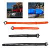 2Pcs Camping Hiking Cargo Storage Belt Buckle Elastic Rubber Travel Tied Belt Luggage Lash Belt Fastening Strap