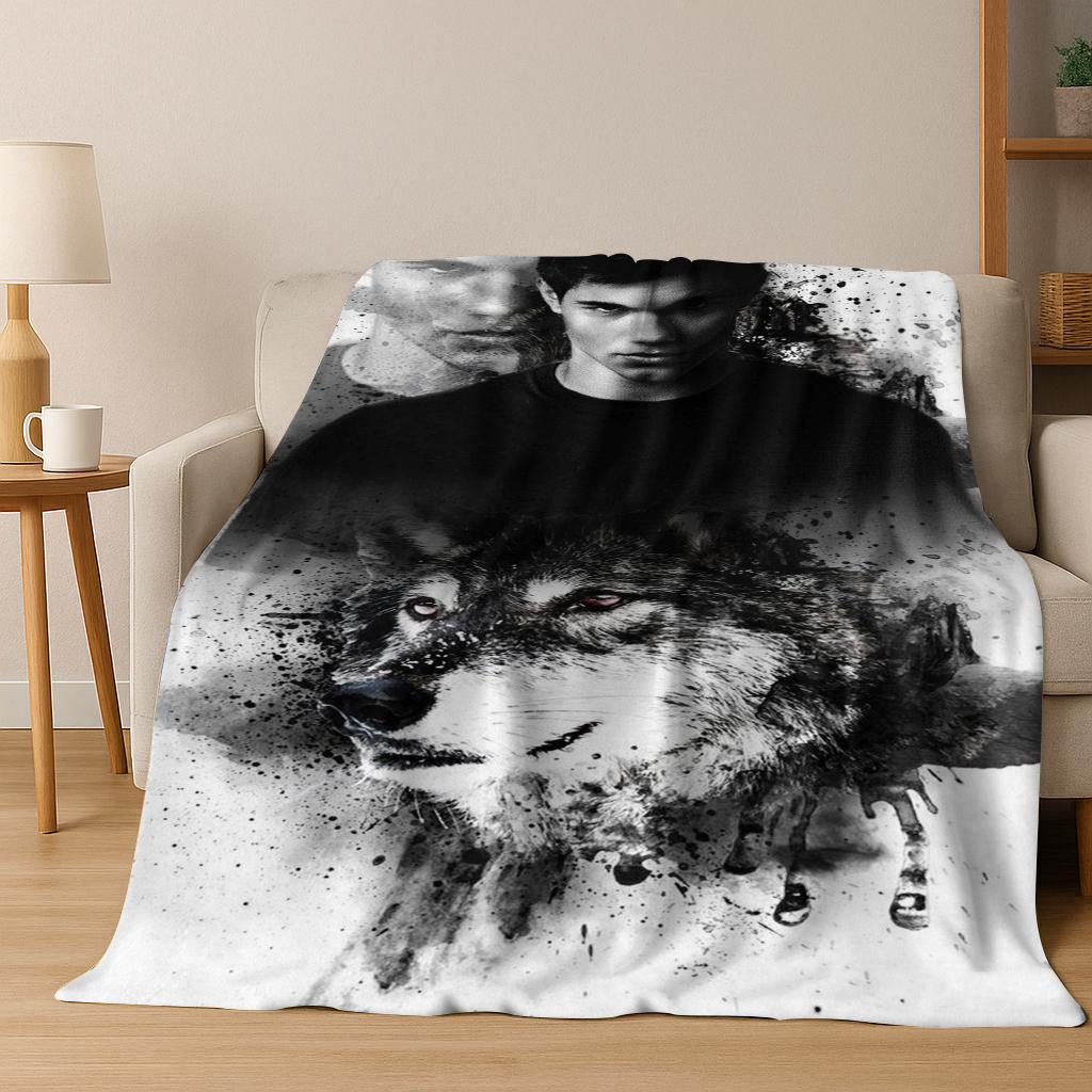 2026 New Twilight Isabella Edward Art Flannel Blanket,Cozy Soft Throw Blanket for Home Bedroom Bed Sofa Picnic Cover Gift Kids