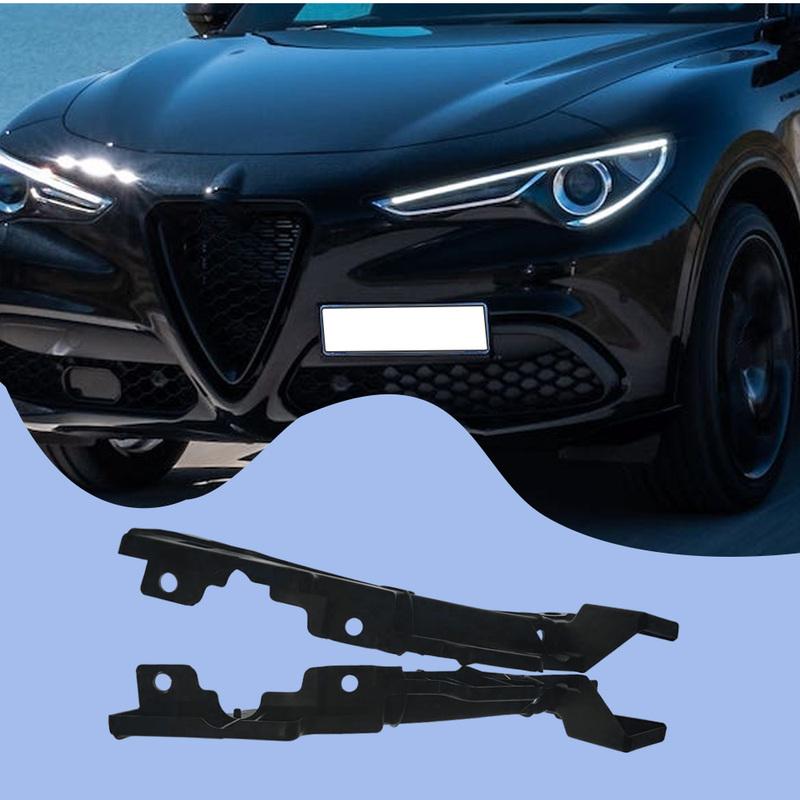 

2pcs Car Front Bumper Support Brackets Left Right for Alfa Romeo Stelvio 2016 2017 2018 - 50543942 50543943