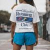 Marathon Running Club Shirt Marathon Shirt Graphic T Shirts Gothic Women Clothes Funny Outdoors High Quality Cotton Shortsleev