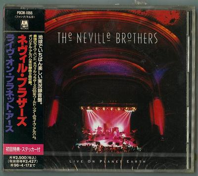 CD NEVILLE BROTHERS - Live On Planet EARTH POCM1066 A&M 1994 Japan Obi Soul/Funk Used