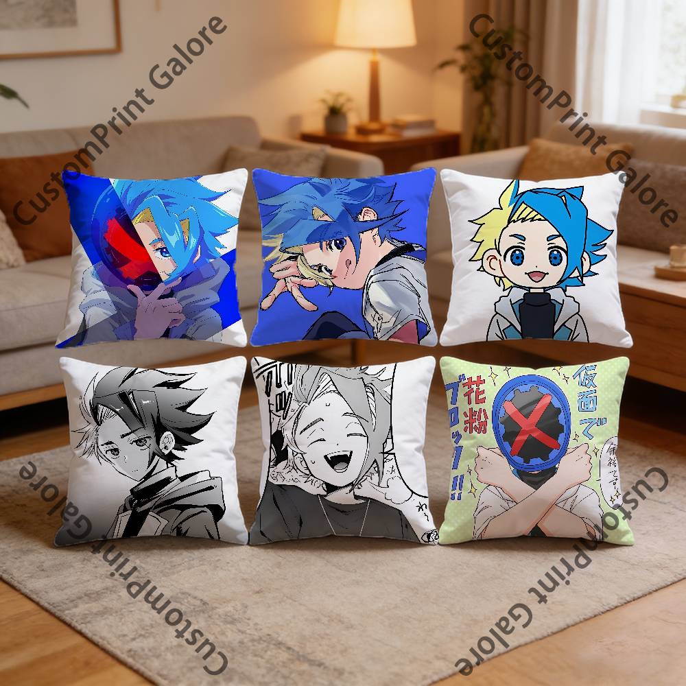 Jaxon Cross BBeyblade Square Throw Pillow Cover Multiple Sizes Soft for Sofa Bedroom Living Room Home Decorative
