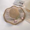 Summer sunshade flower versatile large brim anti-ultraviolet sun hat women