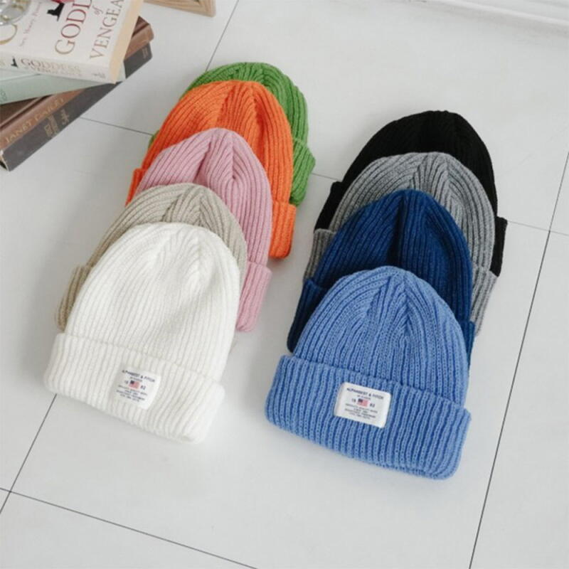 Women's and Men's Piece Folding 8-Color Beanie