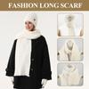 Winter Knit Hat Scarf Gloves Set Women Men Warm Windproof Outdoor Beanie With Ear Protection
