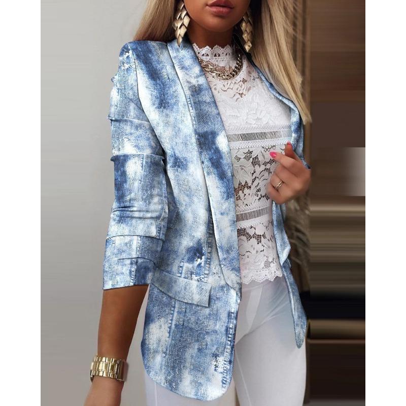 BITCED Women's Vintage Casual Autumn Winter Long Sleeve POLO Neck Jackets & Coats Unique design