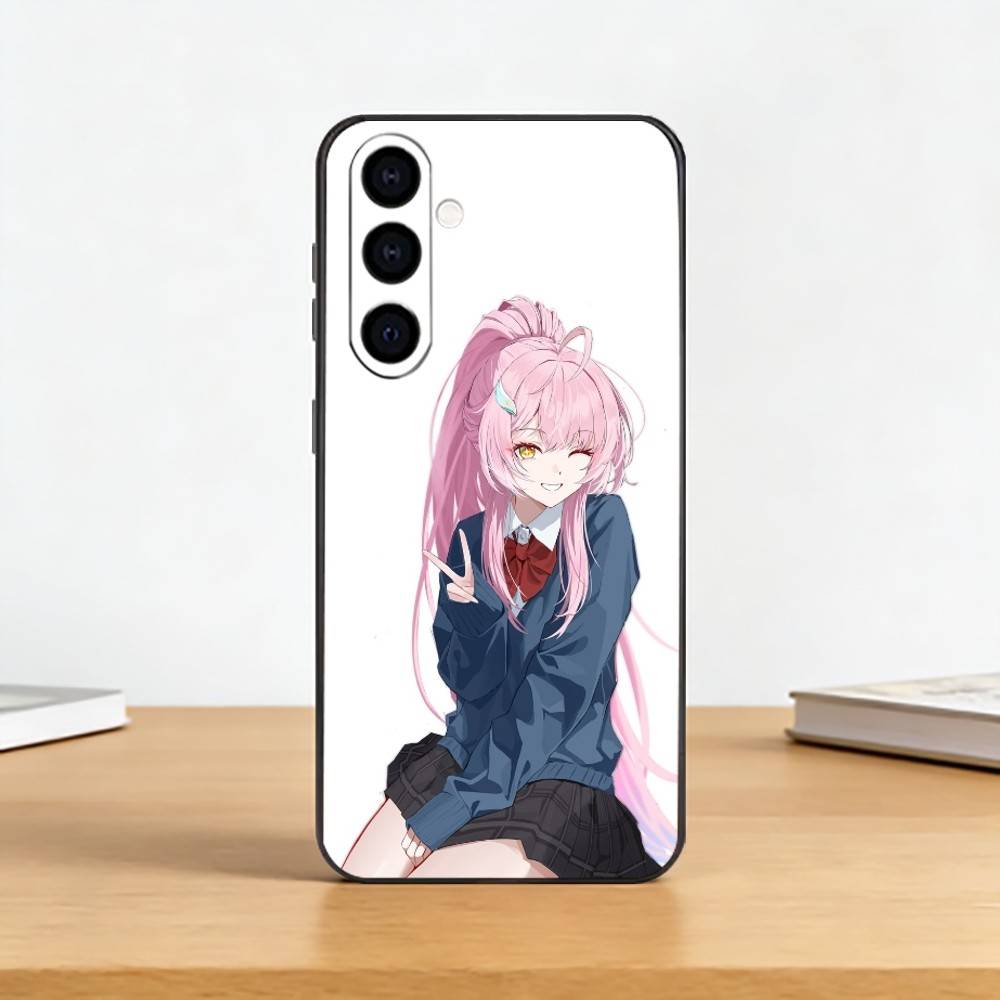 

A-Aemeath WuWa Phone Case For Samsung Galaxy A73,A72,A71,A70,A53,A52,A51,Others Soft Black Cover Samsung a20s
