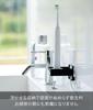 Yamazaki Tower Film Hook Electric Toothbrush Charger x x film hooks and Floating Model 10226 Rack, Black, Dimensions W5.6 D8.7 H5.5cm (excluding