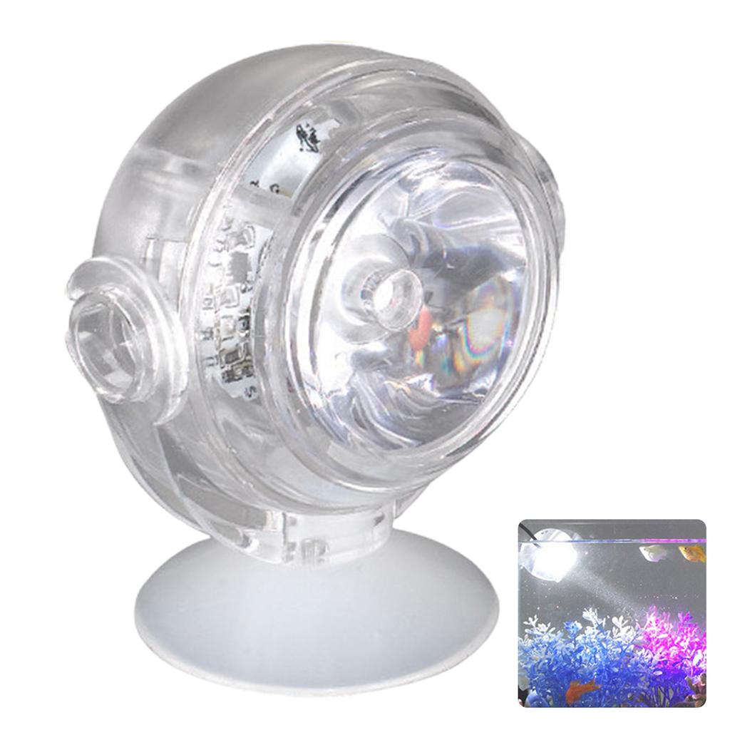 Aquarium Spotlight USB Colorful Gradient Diving Light LED Lamp Fish Tank Decorative Lamp For Romantic Fish Tank Battery Operated