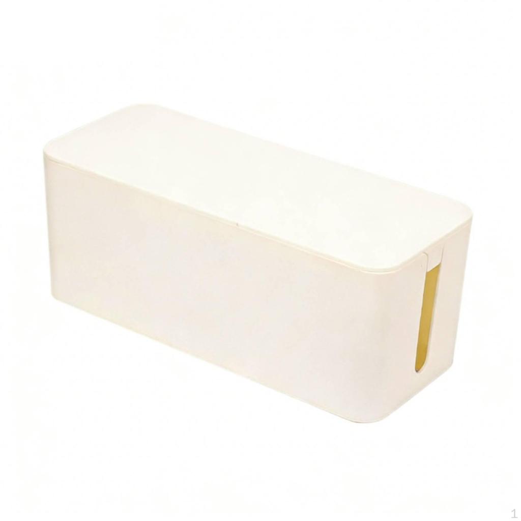 Power Strip Organizer Box Dustproof Cable Management Minimalist Design Cover for