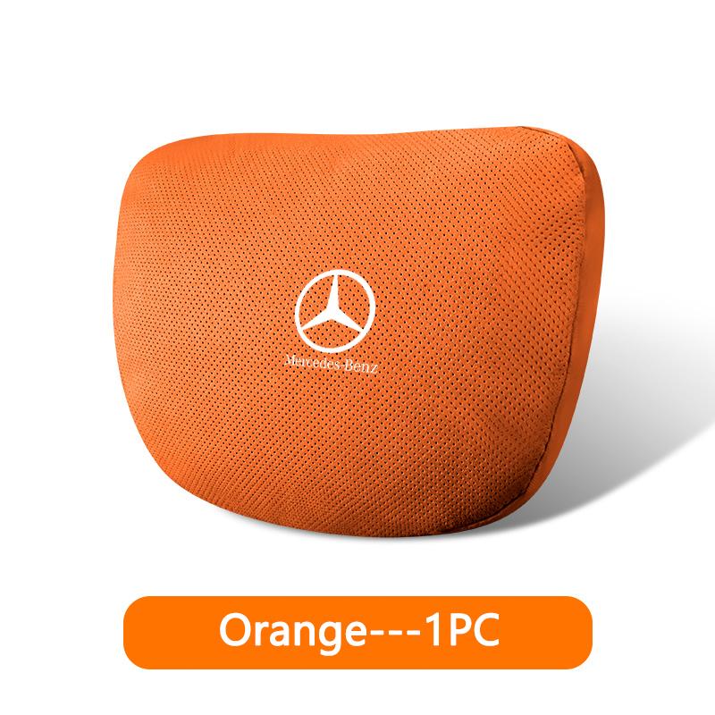 ILY2   Car Headrest Comfort Adjustable Breathable Pillow Protector Neck For Mercedes Benz CLK GLC W212 C200 C300 W203 W205 W169 W176