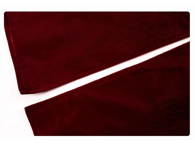 Pánský vínově červený retro punkový kabát střední délky se stojáčkem (Vydání 2025)