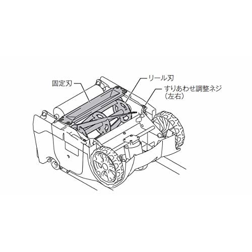 Makita Elektro-Rasenmäher (Wechselstrom 100 V) Rollentyp 5 Klingen/Netzkabeltyp Schnittbreite 280 mm/Höhe 5 – 55 mm MLM2851