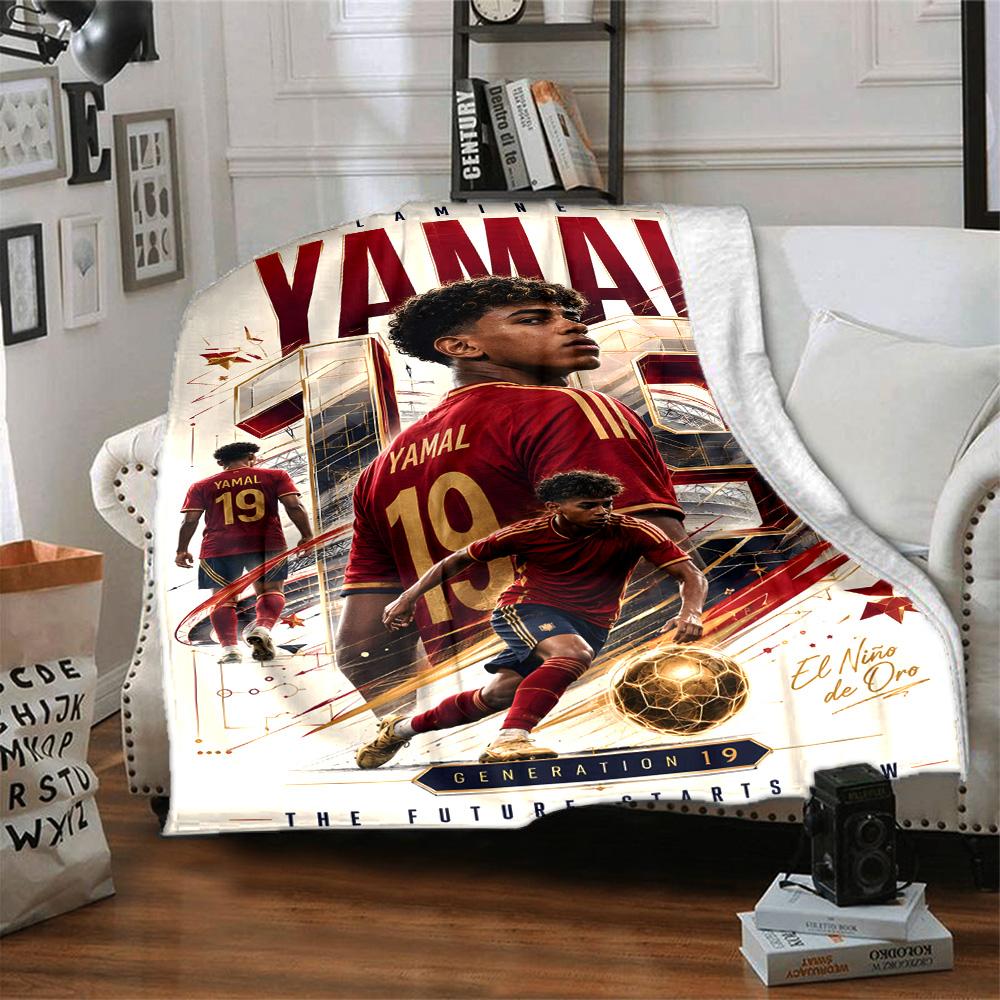 1pc Yamal3 Blanket, Gift, for Men and Women, Soft Blanket, Good for Sofa Bed Couch Travel, Lightweight Flannel Blanket
