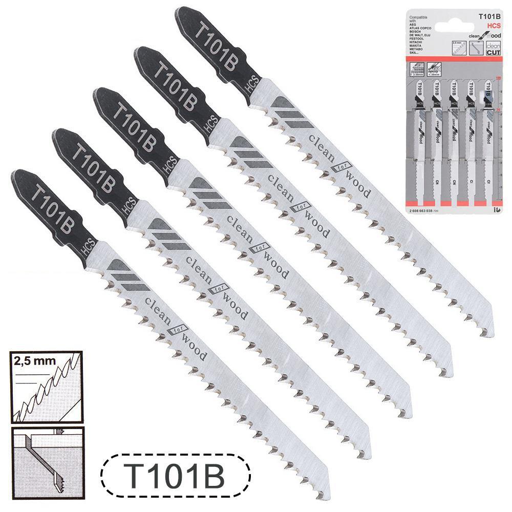 STONEGO HCS Jigsaw Blade Set T101B T101D T144D T101BR T244D T127D T111C T111D 100mm T Shank Saw Blade For Wood/Metal Cutting