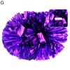 Cheerleading Pom Poms Glänsande Kontrastfärg Dekorativa med Långt Handtag Fyllig Form Skapa Atmosfär Glittrande Bekvämt Grepp Cheerleading