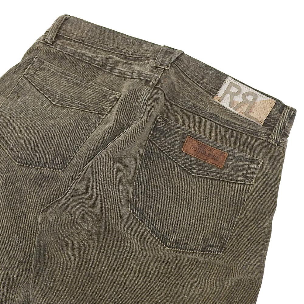 RRL Men's Gray Hair-on-Ido Patch Button Fly Cotton Chino Pants, Size 32x30 Bottoms 32x30 grayUsed