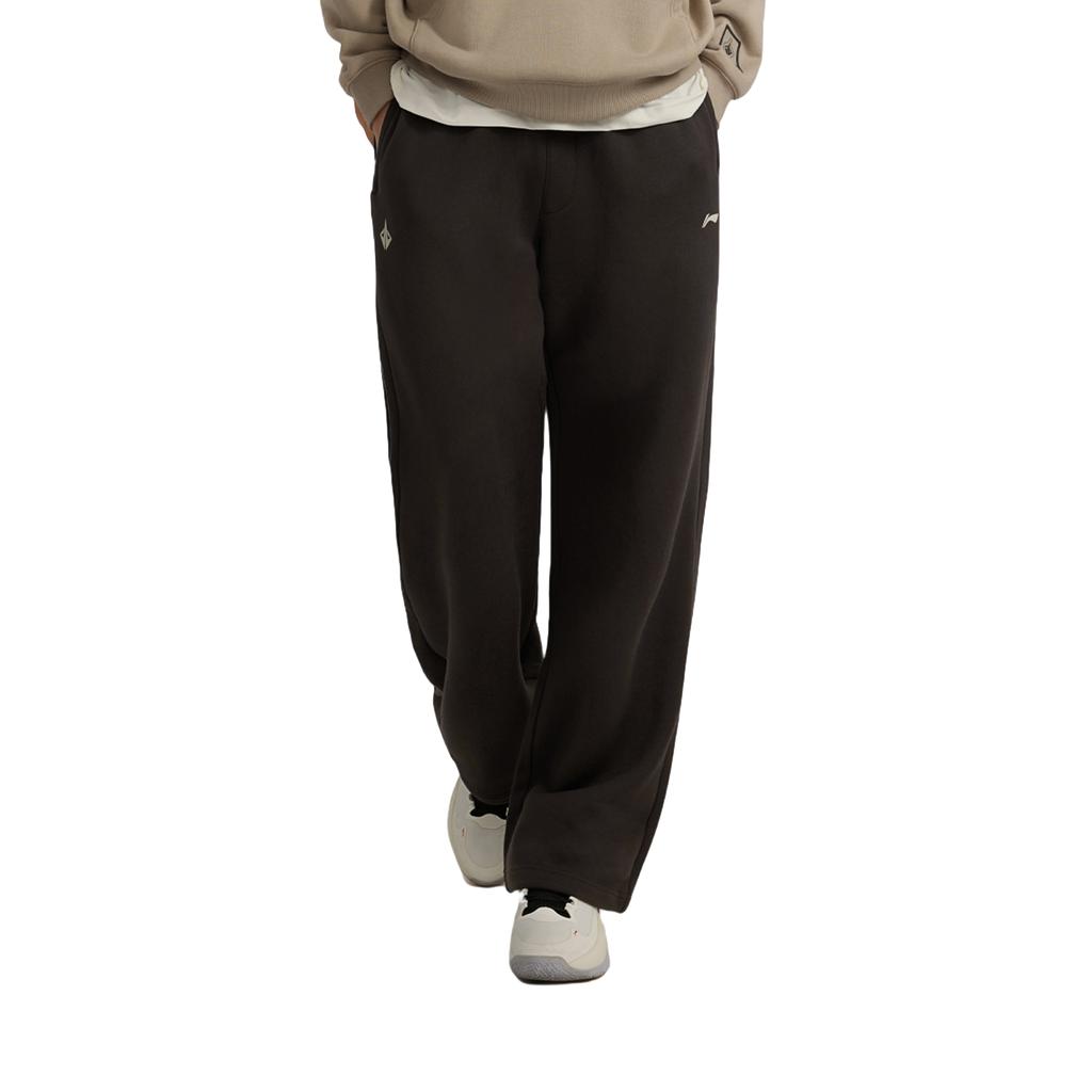 Li-Ning Jimmy Butler Loose Straight Thickened Warm Versatile Fashion Casual Pants Men pants AKLVA99-1