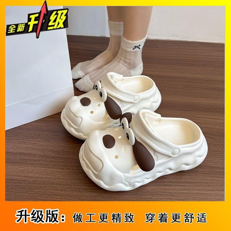 

2025 new Internet celebrity popular hole shoes women summer wear fashion non-slip comfortable soft bottom bag head cool slippers women 35