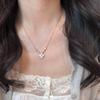 Rosa Muschel Diamant Vierblättriges Kleeblatt Halskette - Damen Luxus Elegant Vielseitig Schlüsselbein Kette