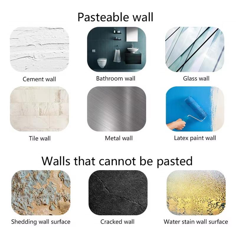 10pcs Transparent Acrylic Double-Sided Adhesive Tape Super Strong Adhesive Patch Waterproof No Trace Stickers For Home Supplies