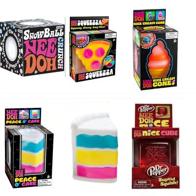 Nuovo Caldo Schylling Nee Doh Nice Sicle Cubo Sensoriale, Morbido Giocattolo Fidget per Alleviare lo Stress per Ansia e Concentrazione