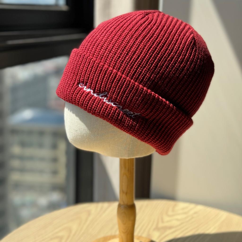 New Autumn and Winter Warm Knitted Wool Hat Women's Fashionable Warm and Cold Proof Pullover Cold Hat Student Cycling Ear Protection Hat