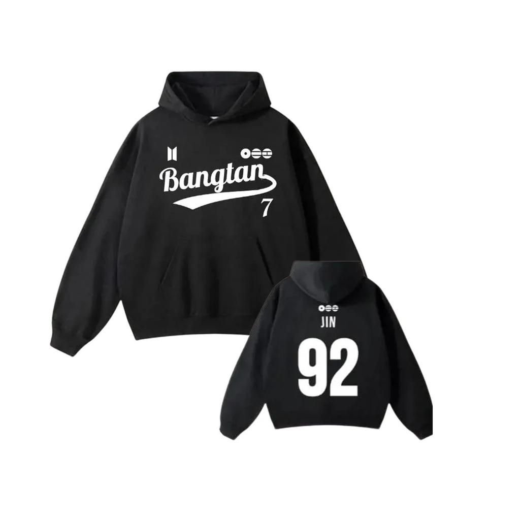 BTS Bangtan 2026 Comeback Hoodie Kpop Idol Member Name Number Sweatshirt Men Women Casual Streetwear Pullover Hooded Tops