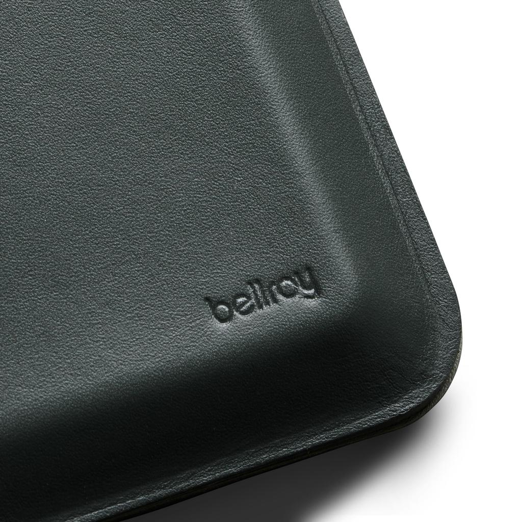 Bellroy Apex Note Sleeve Molded Leather Bifold Wallet with RFID Protection - Everglade