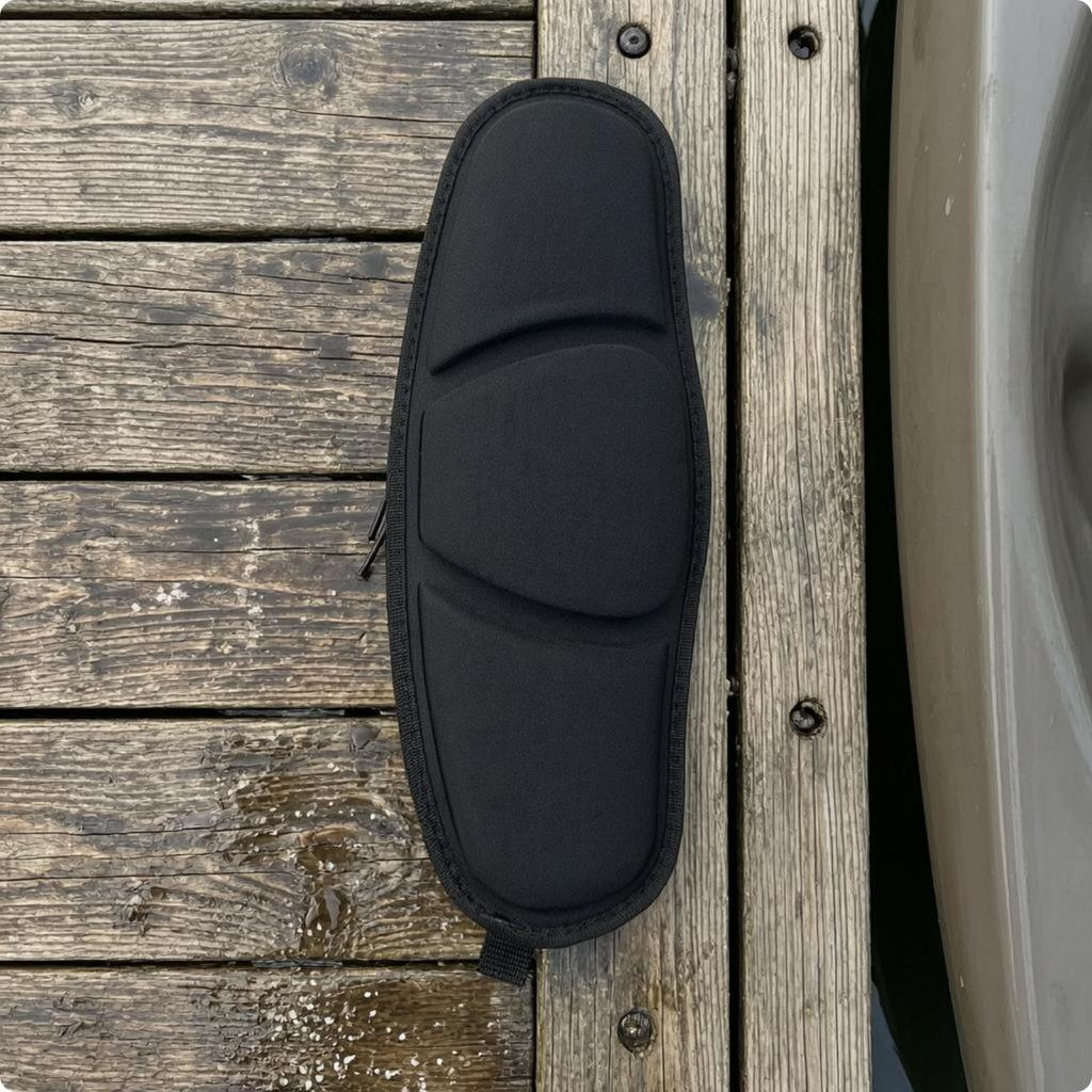 Kayak Seat Cushion textileCovered Canoes Black Watercraft Gear