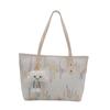 Popular large-capacity zipper bag women's new simple big bag cute texture commuter tote bag shoulder bag