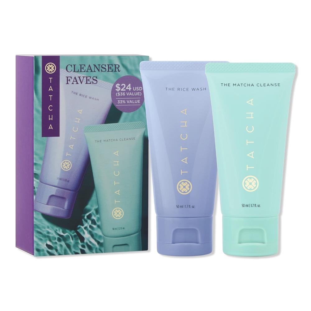 

Tatcha Cleanser Favorites Rice Wash Matcha Cleanser Value Set