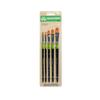 HWAHONG Artist Design Paint Brush Filbert Flat Brush 982 1Set (5ea Brushes)